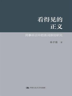 cover image of 看得见的正义